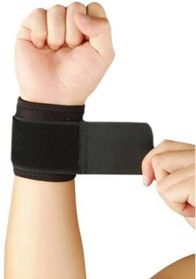 

RIGHTWAY FITNESS Wrist Support (Black) pack of both hand Waist Support(Black