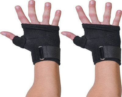 

RIGHTWAY FITNESS Gym wear & Sport wear Thumb Support (, Black) PACK OF PAIR Thumb Support(Black