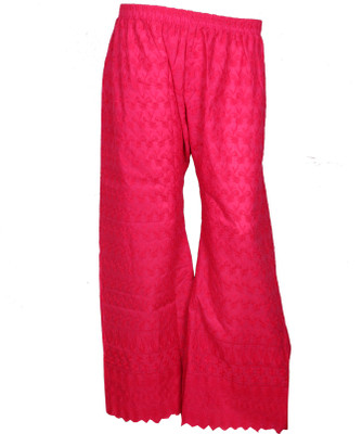 IndiWeaves Regular Fit Women Pink Trousers
