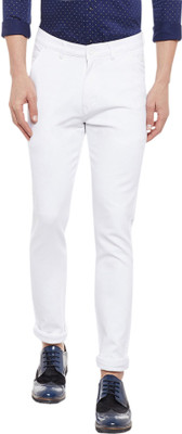 HalogenChinos Skinny Fit Men White Trousers