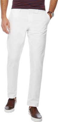 HalogenChinos Skinny Fit Men White Trousers