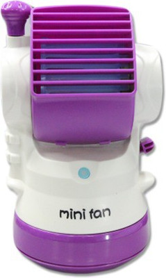 

Elegant Shopping Mini Fragrance Air Conditioner water spray Cooling Portable Desktop Humidifier Fan, Purple USB Fan(Purple, White)