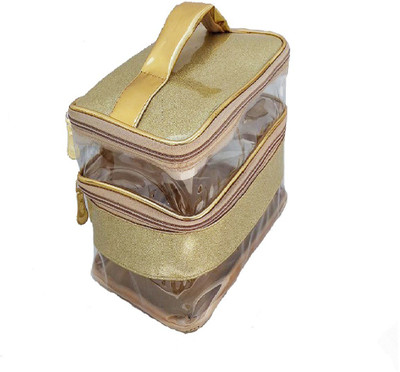 

na purse N A PURSE Make Up Kit, Vanity Kit, Cosmetic Kit,. 111 2 Vanity Box(Gold)