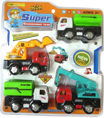 

FEMININE STYLE Super Dumper Truck,Crane,JCB Toy (Multi color)(Multicolor)
