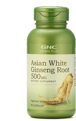 

GNC Asian White Ginseng Root 500Mg a Dietary Supplement (90 Capsules)(90)