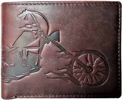 

royal scot grey Men Brown Genuine Leather Wallet(6 Card Slots)