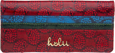 

Holii Women Casual Red Genuine Leather Wallet(1 Card Slot)