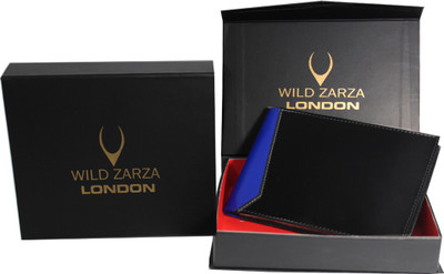 

wild zarza london Men Black Genuine Leather Wallet(12 Card Slots)
