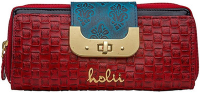 

Holii Women Casual Red, Blue Genuine Leather Wallet(1 Card Slot)