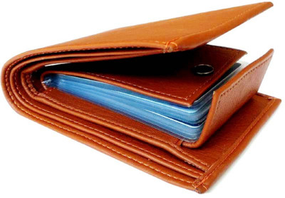 

Macberry Boys Casual, Formal Tan Artificial Leather Wallet(10 Card Slots)