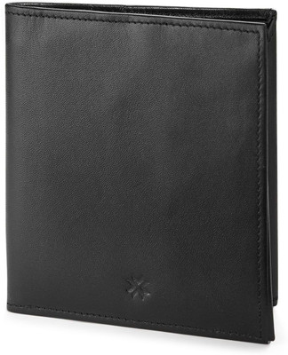 

Pennline Men Black Genuine Leather Wallet(5 Card Slots)