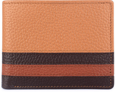

The Clownfish Men Brown Genuine Leather Wallet(6 Card Slots), Peanut brown