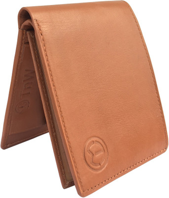 

KnW Men Tan Genuine Leather Wallet(6 Card Slots)