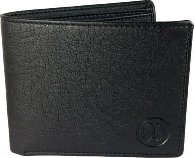 

SA Enterprises Men Black Artificial Leather Wallet(3 Card Slots)