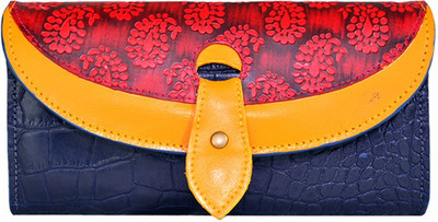 

Holii Women Casual Multicolor Genuine Leather Wallet(1 Card Slot), Blue