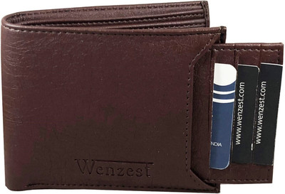 

Wenzest Boys Brown Artificial Leather Wallet(7 Card Slots)