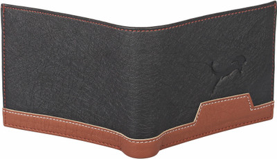 

wildedge Men Tan, Black Artificial Leather Money Clip(3 Card Slots), Multi