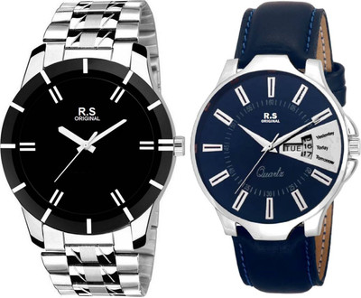 

R S Original RSO-3065 BASIC ANALOG BLACK WATCH FOR MEN Watch - For Men