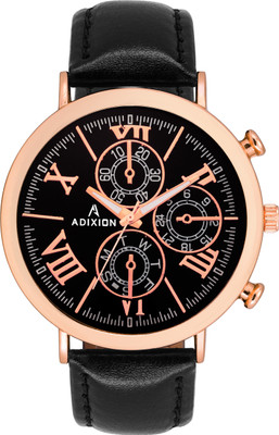 

ADIXION 9537SLA01 New Leather Strep Chronograph pattern Stainless Steel Youth Watch Watch - For Men