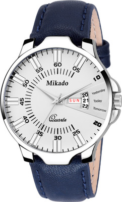 

Mikado White Day and date functional watch for Men's Watch - For Men