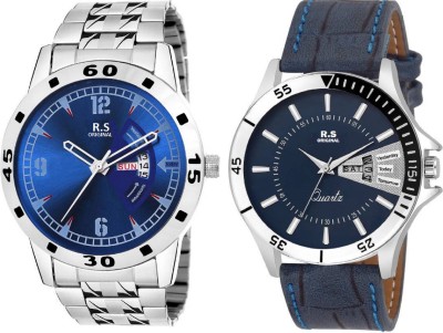 

R S Original RSO-3067 DAY AND DATE BLUE WATCH FOR MEN Watch - For Men