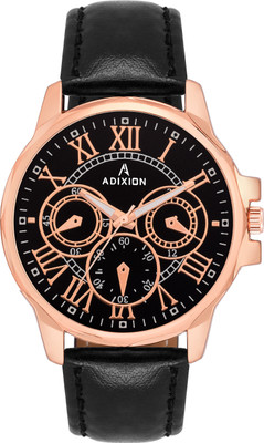 

ADIXION 9536WL01 New Leather Strep Chronograph pattern Stainless Steel Youth Watch Watch - For Men