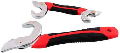Shopeleven Snap N Grip Double Sided Adjustable Wrench Set (Pack of 2) Snap N Grip Double Sided Adjustable Wrench Set (Pack of 2) Double Sided Speed Wrench(Pack of 2)
