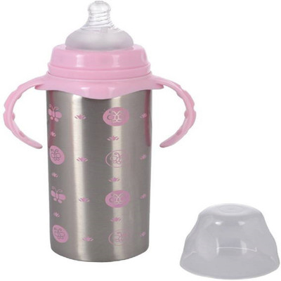 

Chote Janab EXCLUSIVE COMFORT FEDDING BOTTLE - 240 ml(Pink)