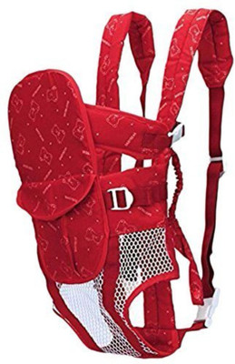 

Mummamia The Teddy Printed Cotton Mesh Ergonomic Baby & Child Carrier 6 in 1(0-18 Months), (2.5 Kg - 15 Kgs) Baby Carrier(Red, Front Carry facing in)