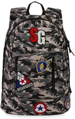 SWISS GEAR 17.5 TABLET BACKPACK/GREEN CAMO W/PATCHES 20 L Laptop Backpack(Green)