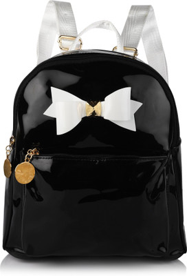 

Suntop Paris Premium Black Girls Glossy Backpack 7 L Backpack(Black)