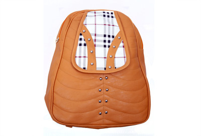 

Starlet College Backack 10 L Backpack(Multicolor), Light brown