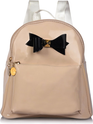 

Suntop Paris Premium Beige Girls Glossy Backpack 7 L Backpack(Beige)