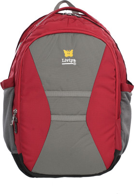 

Liviya SB-1198 30 L Backpack(Grey, Red)