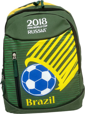 

My Baby Excels by Brazil School Bag 45 cm School Bag(Green, Yellow, 18 inch)