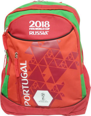 

My Baby Excels by Portugal School Bag 45 cm School Bag(Red, Green, 18 inch)