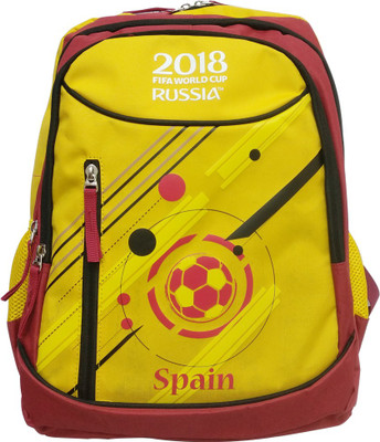 

My Baby Excels by Spain School Bag 45 cm School Bag(Red, Yellow, 18 inch)