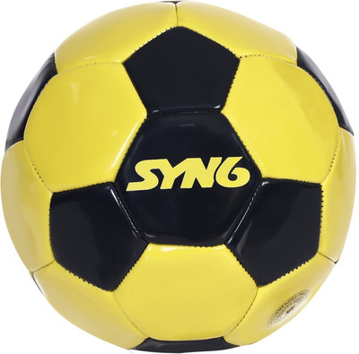 

SYN6 Super Glossy Micro PVC Football - Size: (Pack of 1, Yellow