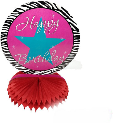 

AMFIN Centerpiece Happy Birthday Decoration / Birthday decoration Items / 1st Birthday party Props Banner(15 ft, Pack of 1)