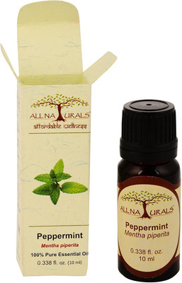 

All Naturals Peppermint Essential Oil 100% Pure Undiluted for Hair Stregthening, Shampoos, Lipbalms, Headaches, Freshness, Toilets, Wardrobes, Insects & Rats(10 ml)