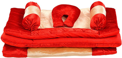 

Feathers Velvet Bedding Set(Red)