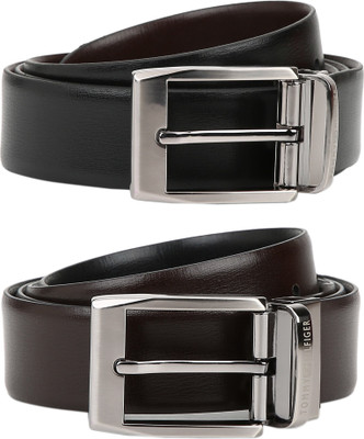 

Tommy Hilfiger Men Formal Black, Brown Genuine Leather Reversible Belt