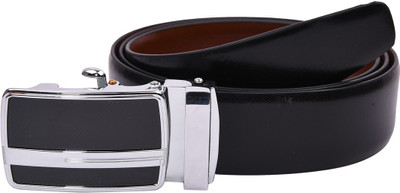 

B&W Men Formal Black Genuine Leather Reversible Belt