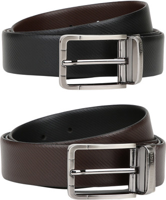 

Tommy Hilfiger Men Formal Black, Brown Genuine Leather Reversible Belt