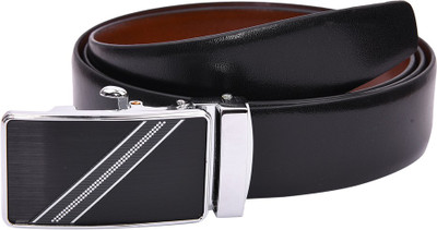 

B&W Men Formal Black Genuine Leather Reversible Belt