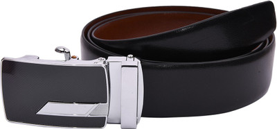 

B&W Men Formal Black Genuine Leather Reversible Belt