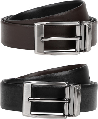 

Tommy Hilfiger Men Formal Black, Brown Genuine Leather Reversible Belt