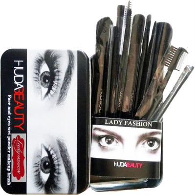 

Lady Fashion New Generation Makeup Brush Set (HUDABEAUTY)(Pack of 12)