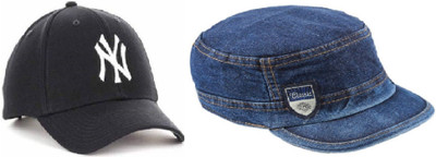 Paidu Skull Cap Cap(Pack of 2)