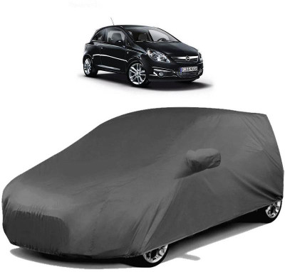 AutoKraftZ Car Cover For Opel Corsa (With Mirror Pockets)(Grey)